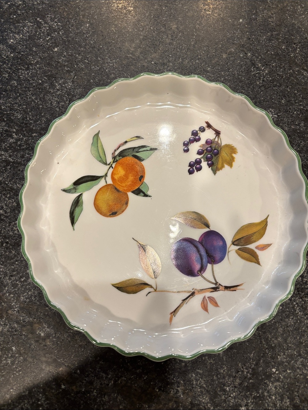 Evesham Vale quiche dish